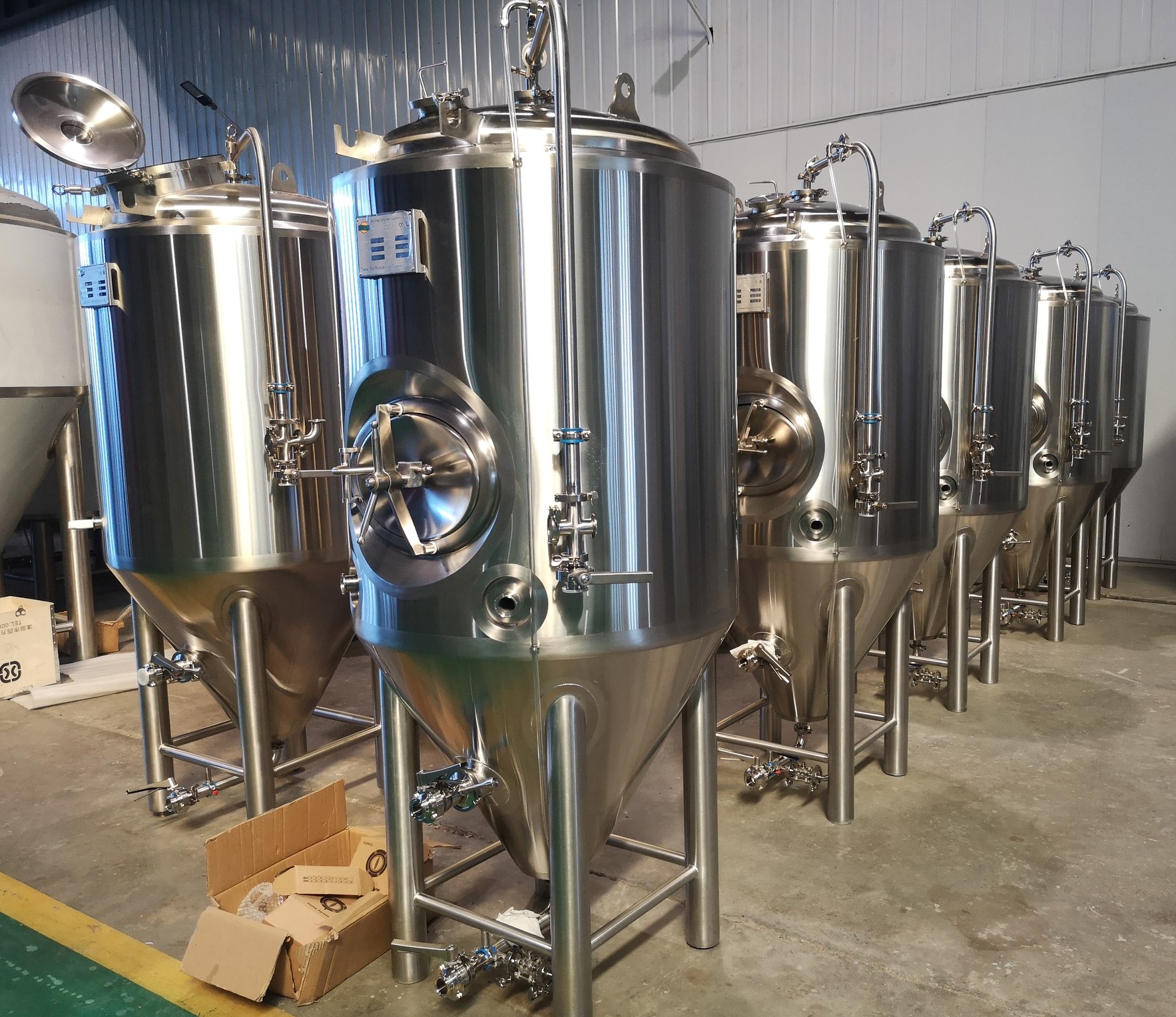 Why is the beer fermentation tank a conical design?